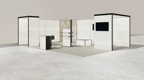Stoisko w systemie M100 LED