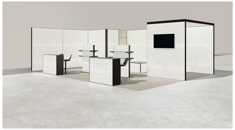 Stoisko w systemie M100 LED