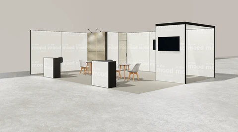 Stoisko w systemie M100 LED