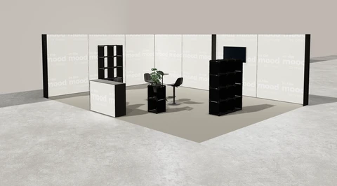Stoisko w systemie M100 LED