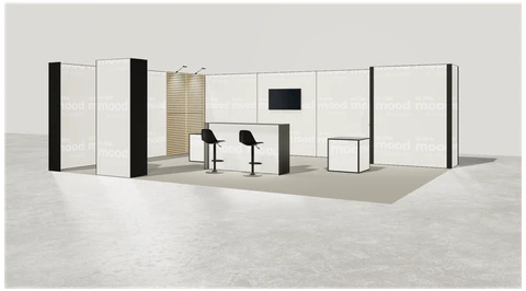 Stoisko w systemie M100 LED