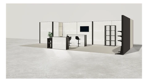 Stoisko w systemie M100 LED