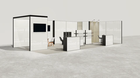 Stoisko w systemie M100 LED