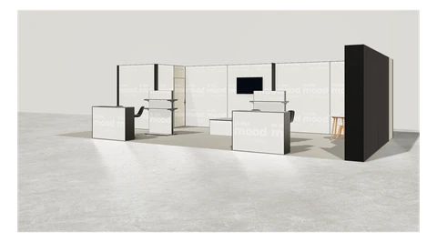 Stoisko w systemie M100 LED