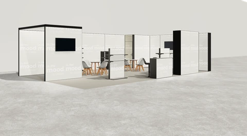 Stoisko w systemie M100 LED