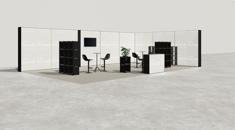 Stoisko w systemie M100 LED