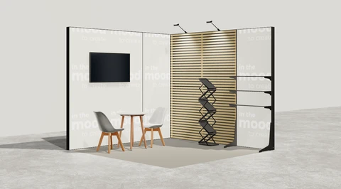 Stoisko w systemie M100 LED