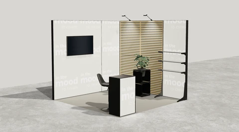 Stoisko w systemie M100 LED