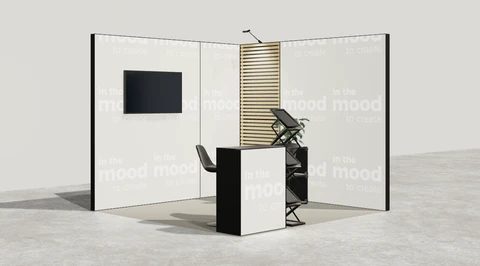 Stoisko w systemie M100 LED