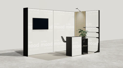 Stoisko w systemie M100 LED