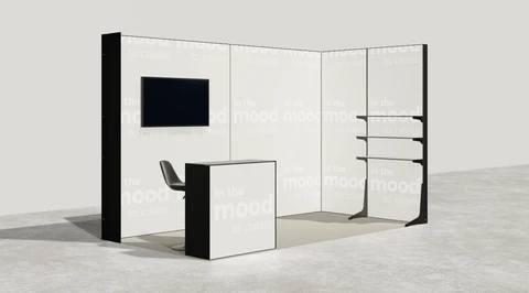 Stoisko w systemie M100 LED
