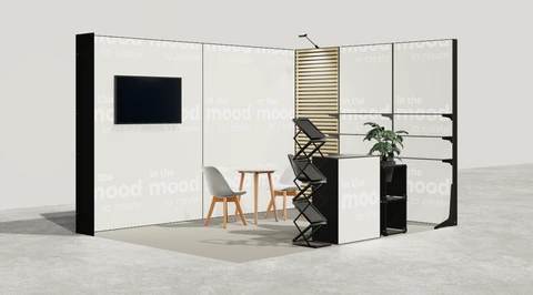Stoisko w systemie M100 LED