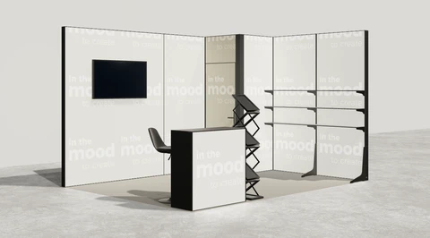 Stoisko w systemie M100 LED