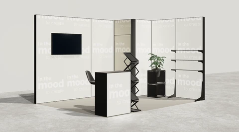 Stoisko w systemie M100 LED