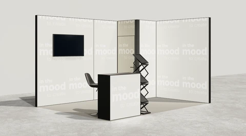 Stoisko w systemie M100 LED