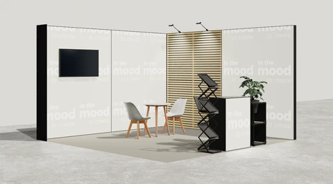 Stoisko w systemie M100 LED