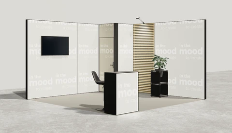 Stoisko w systemie M100 LED