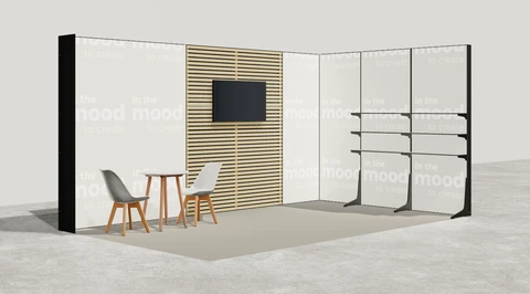 Stoisko w systemie M100 LED