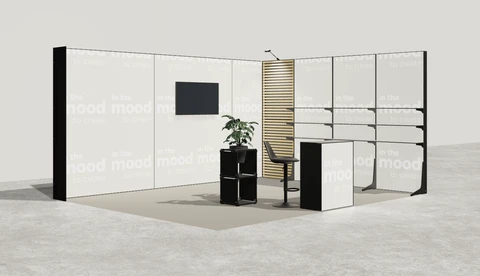 Stoisko w systemie M100 LED