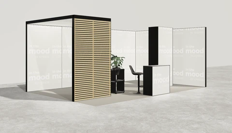 Stoisko w systemie M100 LED