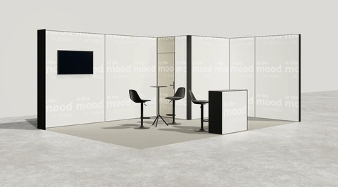 Stoisko w systemie M100 LED