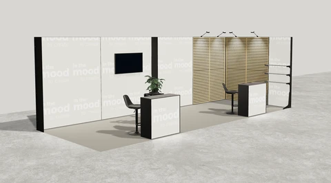 Stoisko w systemie M100 LED