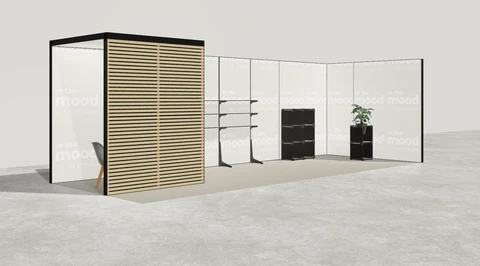 Stoisko w systemie M100 LED