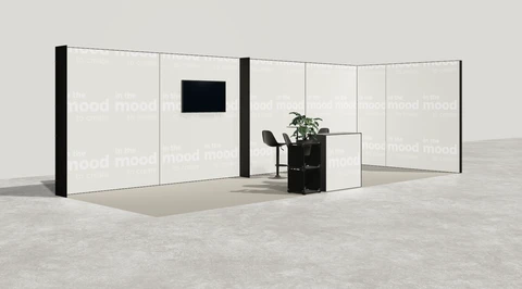 Stoisko w systemie M100 LED