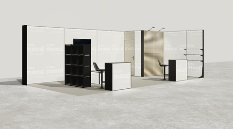 Stoisko w systemie M100 LED