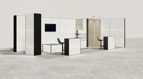 Stoisko w systemie M100 LED