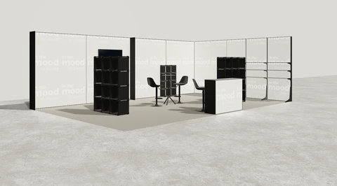 Stoisko w systemie M100 LED