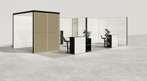 Stoisko w systemie M100 LED