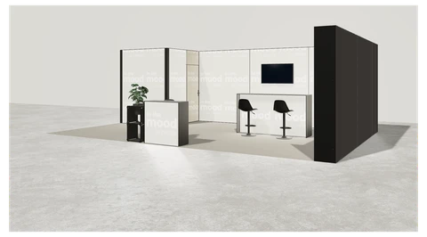 Stoisko w systemie M100 LED