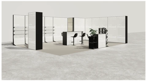 Stoisko w systemie M100 LED
