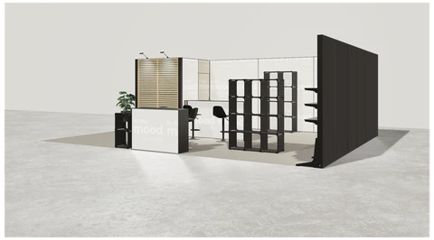 Stoisko w systemie M100 LED