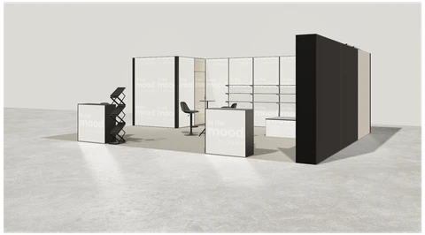 Stoisko w systemie M100 LED