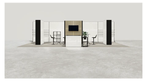 Stoisko w systemie M100 LED