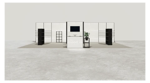 Stoisko w systemie M100 LED