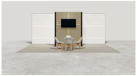 Stoisko w systemie M100 LED
