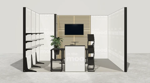 Stoisko w systemie M100 LED